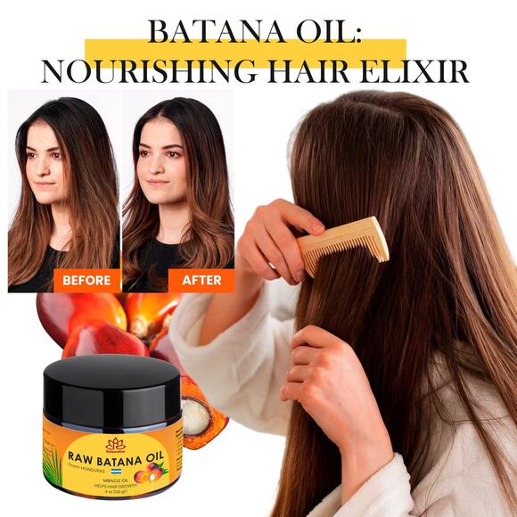 100% Raw Batana Oil Organic for Hair Growth, Prevent Hair Loss - Picture 5 of 8